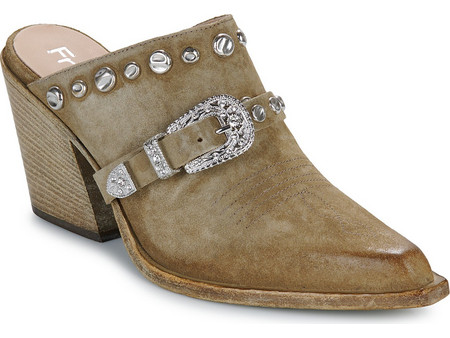 Τσόκαρα Fru.it 8586-944-CUOIO-GREZZO-VELOUR-PLANET