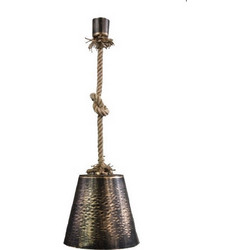 Heronia Lighting FUN-03 Rope Κρεμαστό Φωτιστικό Οροφής με Σχοινί Μονόφωτο 31-0061