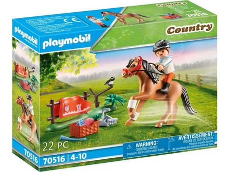 Playmobil Country Αναβάτης με Πόνυ Connemara για 4-10 Ετών 70516