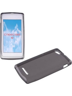 Θήκη Sony Xperia M C1905 - Volte-Tel Slimcolor TPU - Διάφανο Γκρι