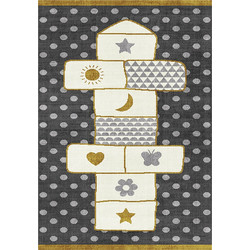 Χαλί βαμβακερό 120x180 Κιλίμι Playtime Hopscotch KD44 Ezzo