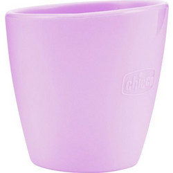 Chicco Ποτηράκι Σιλικόνης Ροζ