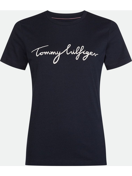 TOMMY HILFIGER HERITAGE CREW NECK GRAPHIC TEE WW0WW24967-403 MidnightBlue