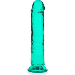Shots RealRock Crystal Jelly Ρεαλιστικό Dildo με Βεντούζα 22cm Πράσινο