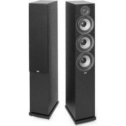 Elac Debut F6.2 Ζεύγος Ηχείων Hi-Fi Δαπέδου 140W 3 Δρόμων Black
