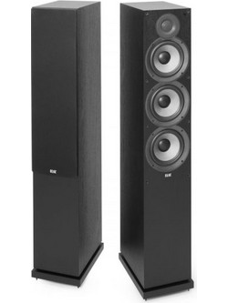 Elac Debut F6.2 Ζεύγος Ηχείων Hi-Fi Δαπέδου 140W 3 Δρόμων Black