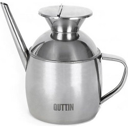 Δοχείο Λαδιού Από Ανοξείδωτο Ατσάλι 650ml, 16.50x9.50x14.50 cm - Quttin
