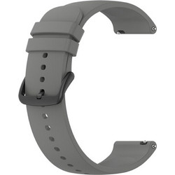 Techsuit Watchband W001 Λουράκι Σιλικόνης Grey (Universal 22mm)