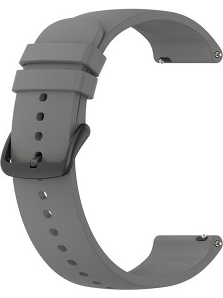 Techsuit Watchband W001 Λουράκι Σιλικόνης Grey (Universal 22mm)