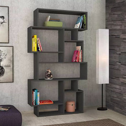 Megapap Karmato Βιβλιοθήκη 96x25.5x168.5cm GP037-0091,2