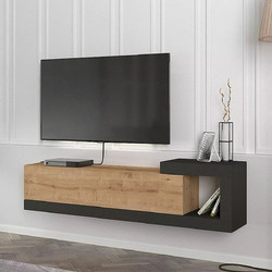 Megapap Έπιπλο Τηλεόρασης Ξύλινο Μπεζ Μ150xΠ29.6xΥ38.6cm Volare GP042-0187,1