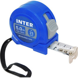 ΜΕΤΡΟ INTER 5m x 25mm ΜΠΛΕ (8Z15G5025)