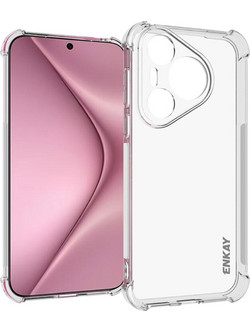 Θήκη Huawei Pura 70 ENKAY Enkay Silicone Sockproof Anti-Slip Transparent Πλάτη TPU