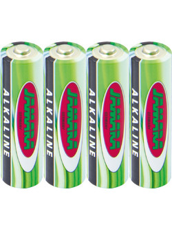 Jamara Battery SuperCell AA Alkaline 1,5V 2300 mAh 4pcs sealed in PE (140267)