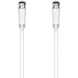 Hama SAT-Connection Cable 1,5m F-Plug/F-Plug white 90dB 205063