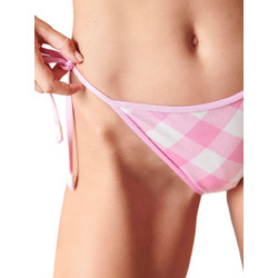 BLU4U Barbie Checks Bikini Slip Ροζ 22365147-10