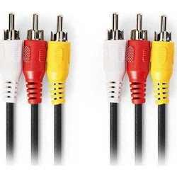 ΚΑΛΩΔΙΟ 3RCA-3RCA NEDIS CVGP24300BK15 1.5m