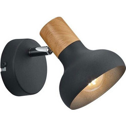 Φωτιστικό Τοίχου Latika R81521032 E14 12x17x10cm Black RL Lighting