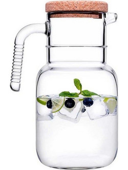 Κανάτα Hoop SP43783G1C Με Καπάκι 1500ML Clear-Natural Pasabahce Γυαλί
