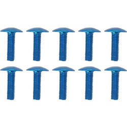 Βίδες χρωματιστές πλατύ κεφαλή 6X20 Shark μπλέ