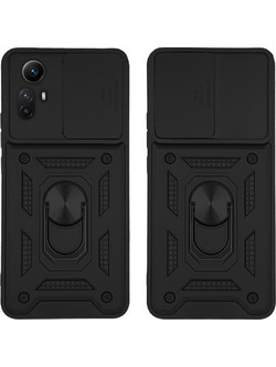 Sonique Ring Armor CamPro Θήκη Xiaomi Redmi Note 12S Black