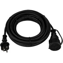REV extension IP44 10m black