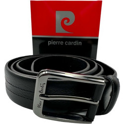 Pierre Cardin Ανδρική Ζώνη Δερμάτινη Μαύρη GF8004-NERO