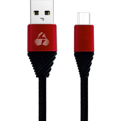 PT Καλώδιο USB σε Micro-USB Alu, Copper, 1m, 2.1A, μαύρο (PTR-0010)