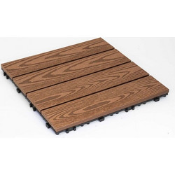 Πλακάκι WPC Με Όψη Ξύλου 30x30cm Καφέ - Showood