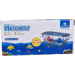 1MI STORE ΜΕΓΑΛΟ ΚΟΥΤΙ ΑΝΑΠΑΡΑΓΩΓΗΣ ΨΑΡΙΩΝ 26Χ20Χ10CM ΔΙΑΦΑΝΟ