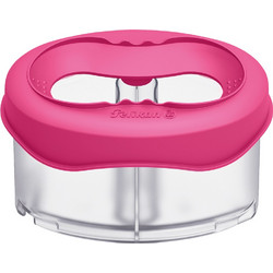 Pelikan Wasserbox fr Deckfarbkasten Space pink ansteckbar mit Pinselablage kippsicher 1 Stck (800327)