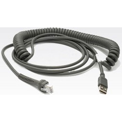Zebra Verbindungskabel USB Verbindungskabel USB Lnge 27 m gedreht Kabelcode U12 (CBAU12C09ZAR)