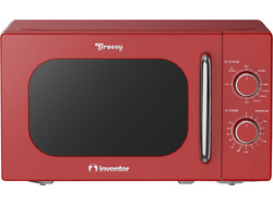 Inventor MWOR-20LR Φούρνος Μικροκυμάτων με Grill 20lt Κόκκινος