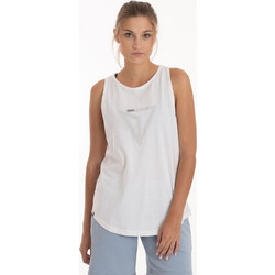 Magnetic North Fitness Tank Top Γυναικείο Αθλητικό T-Shirt Λευκό 22032