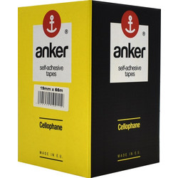 ANKER ΚΟΛΛΗΤΙΚΗ ΤΑΙΝΙΑ 19mmx66m ΔΙΑΦΑΝΗ (Το προιόν πωλείται σε μεμονωμένα τεμάχια του ενός)