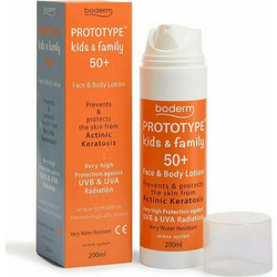 Boderm Prototype Kids & Family Παιδικό Αντηλιακό Γαλάκτωμα Προσώπου & Σώματος SPF50+ 200ml