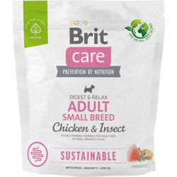 Brit Care Digest & Relax Adult Small Sustainable with Chicken & Insect 1kg
