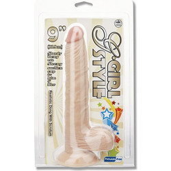 NMC G-Girl Style Ρεαλιστικό Dildo με Βεντούζα & Όρχεις 23cm Flesh