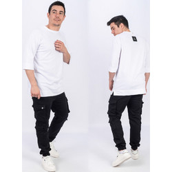Κοντομάνικο T-Shirt 3/4 SUGA 4001 Λευκό