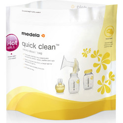 Quick Clean(TM) Σακουλάκια Αποστείρωσης Φούρνου Μικροκυμάτων σετ 5τμχ Medela 008.0041