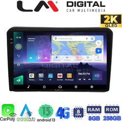 LM Digital ZQ8421 Ηχοσύστημα Αυτοκινήτου με Οθόνη Αφής 10.36" & GPS
