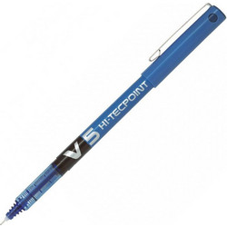 Pilot V5 Hi-Tecpoint Στυλό Υγρής Μελάνης 0.5mm Μπλε BX-V5L