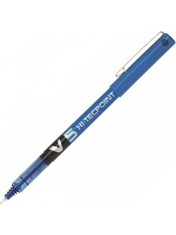 Pilot V5 Hi-Tecpoint Στυλό Υγρής Μελάνης 0.5mm Μπλε BX-V5L