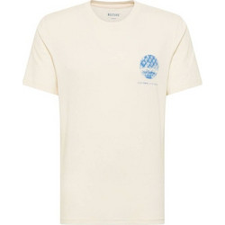 Mustang Ανδρικό T-shirt Κοντομάνικο Λευκό 10135482013