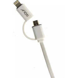 GOLF Φορτιστής αυτοκινήτου με υποδοχή Lightning/Micro-USB 2-in-1 + 1 θύρα USB