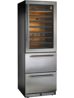 KLIMAITALIA DW190 Silver (24.50.128.0001) ΣΥΝΤΗΡΗΤΗΣ ΚΡΑΣΙΩΝ ΒΙΤΡΙΝΑ ΜΕ 2 ΣΥΡΤΑΡΙΑ 141 ΦΙΑΛΕΣ ΧΩΡΗΤΙΚΟΤΗΤΑ