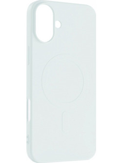 Liquid Silicone Case MagSafe for iPhone 16 Pro Max - white