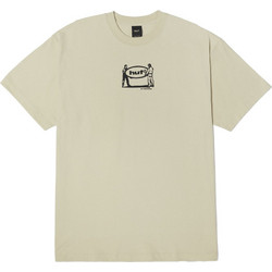 Huf Ανδρική κοντομάνικη μπλούζα Relocation S/S Tee TS02296-STONE