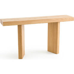 Κονσόλα Π140 εκ. από ξύλο δρυ Μ33xΠ140xΥ75cm