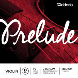 D'Addario J813 Χορδή Βιολιού D Nickel Plated Steel Medium Tension 1/2